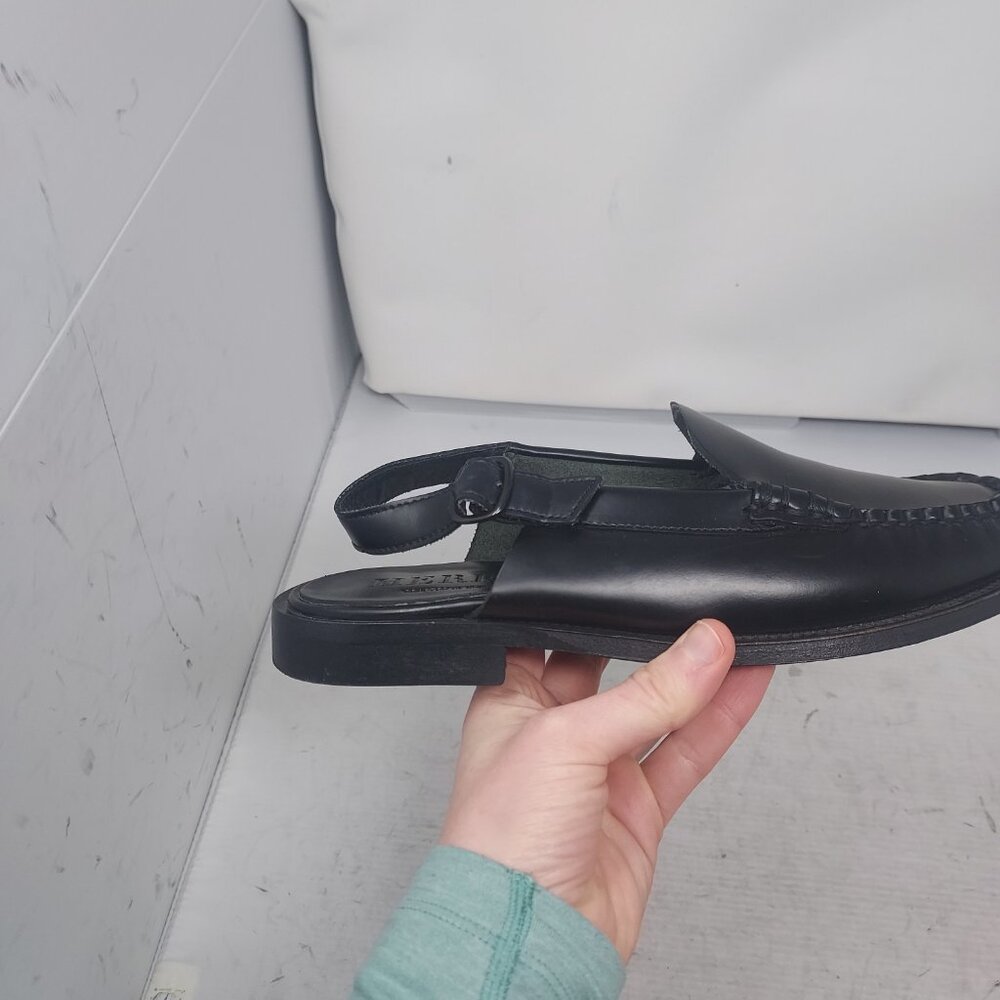 Hereu Black Raiger Heeled Sling Back Shoe - Picture 3 of 11